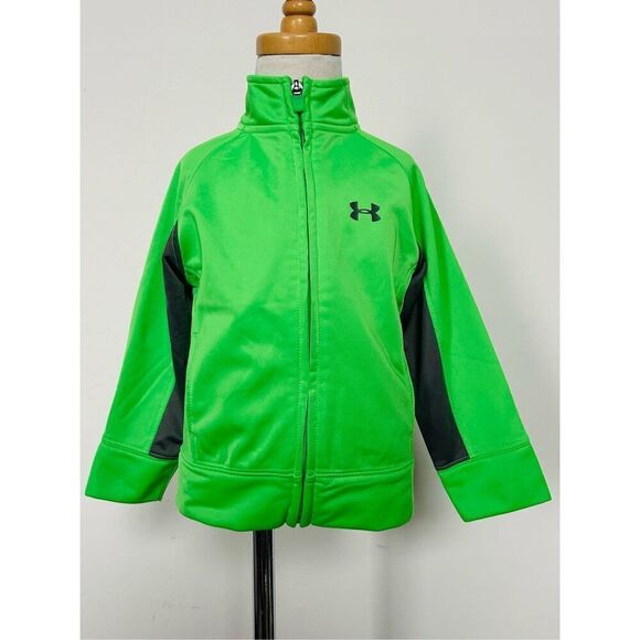 NEW Under Armour Kids Boys Toddler 2 Fleece Jacket ￼ - Picture 1 of 5